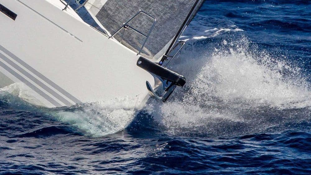 xp-44 yacht carbon bow spirit