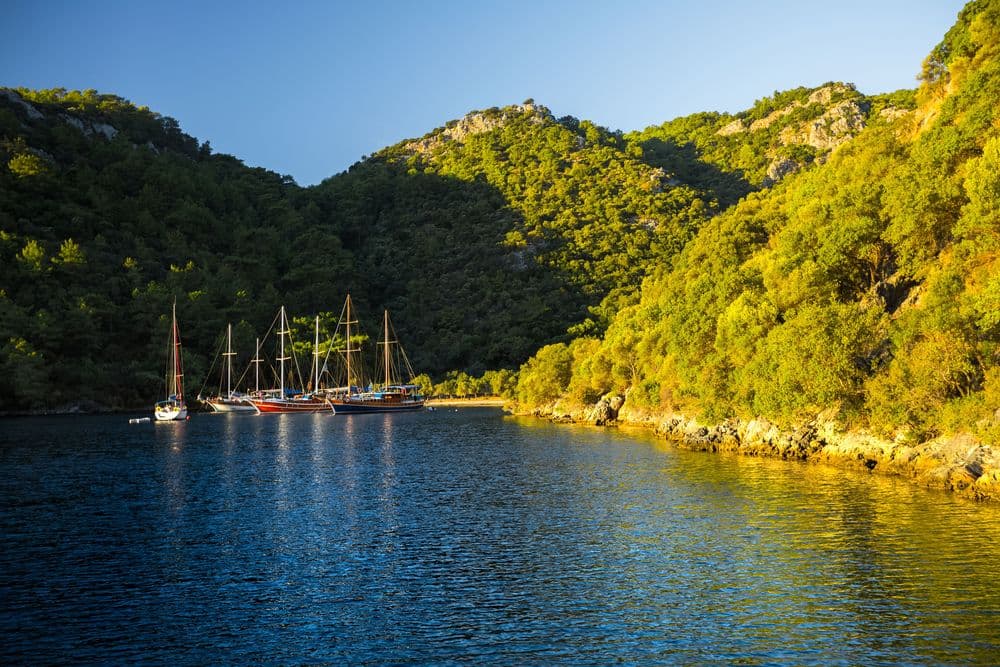 skopea limani wall bay turkey